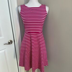 Talbots Pink and White Dress SP